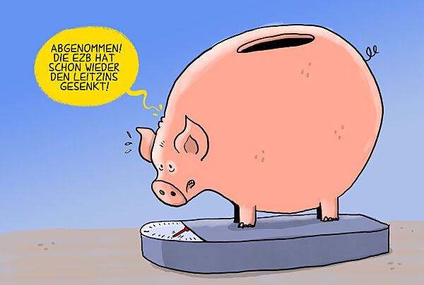 EZB senkt Leitzins erneut