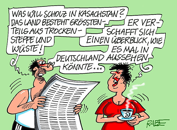 Scholz mit Durchblick