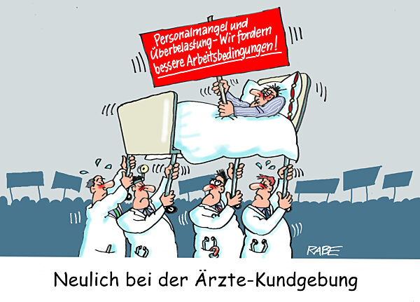 Aerzte demonstrieren