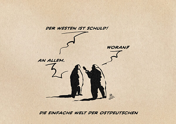 Die einfache Welt der Ostdeutschen Protestwaehler