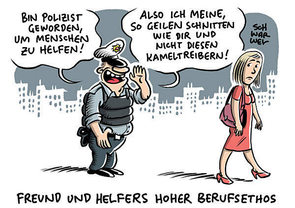 Rund jeder dritte Polizist erlebt im Dienst Rassismus von Kollegen