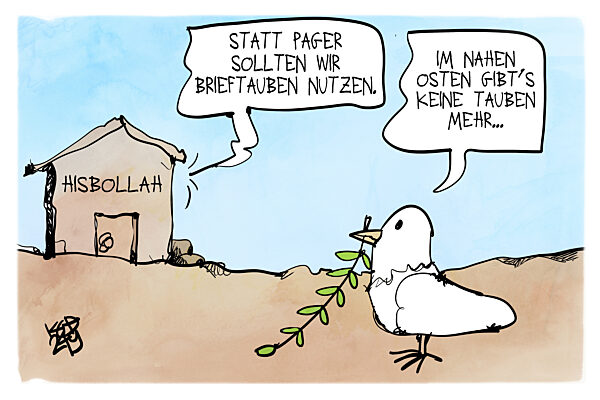 Pager und Tauben