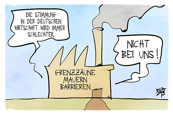 Die Stimmung in der Wirtschaft wird schlechter