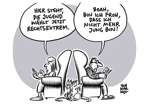 Parteien und die Jugend : Gruene bei der Jugend abgewaehlt AfD dominiert