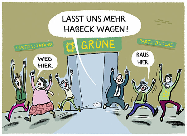 Fraktion auf der Flucht