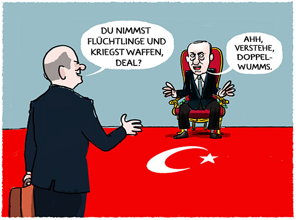 Scholz besucht Erdogan