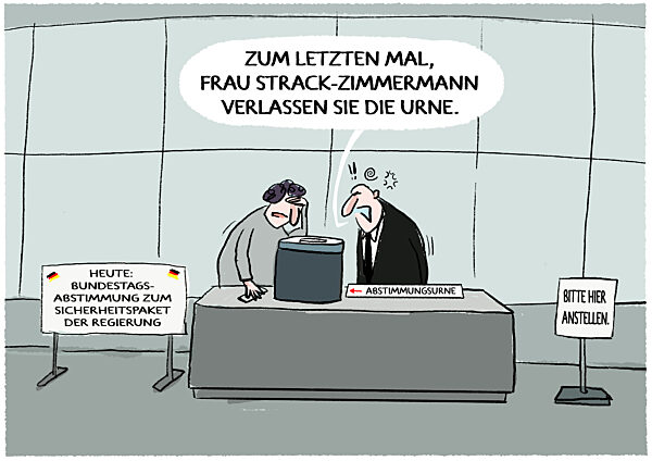 Panne im Bundestag
