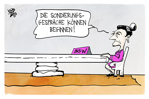 Sondierungen mit Wagenknecht