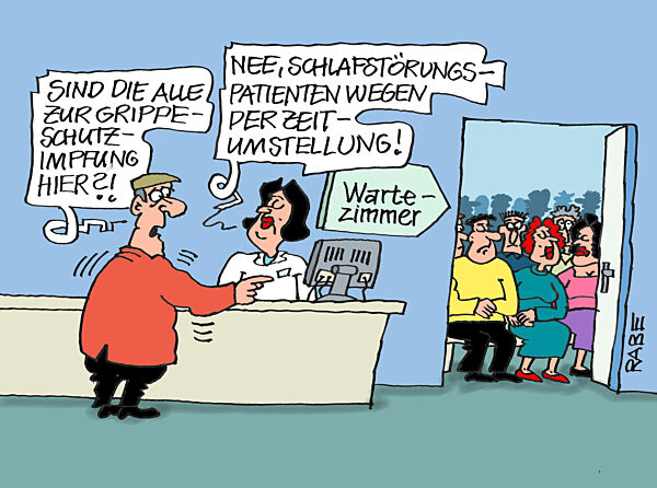 Winterzeit mit Schlafstoerung