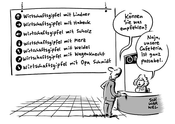 Konkurrierende Wirtschaftsgipfel : Jeder gegen jeden