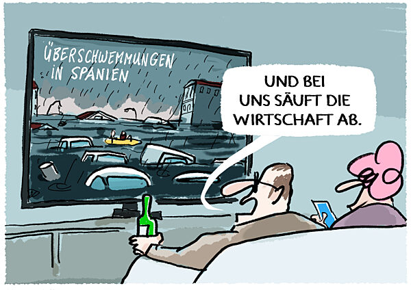 Massive Unwetterlage in Spanien