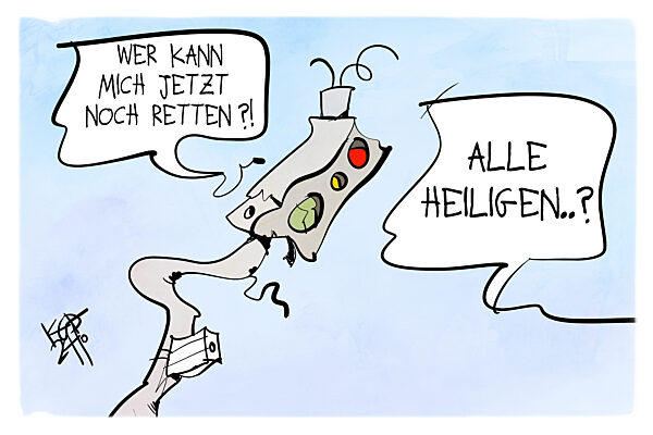 Himmlischer Beistand fuer die Ampel