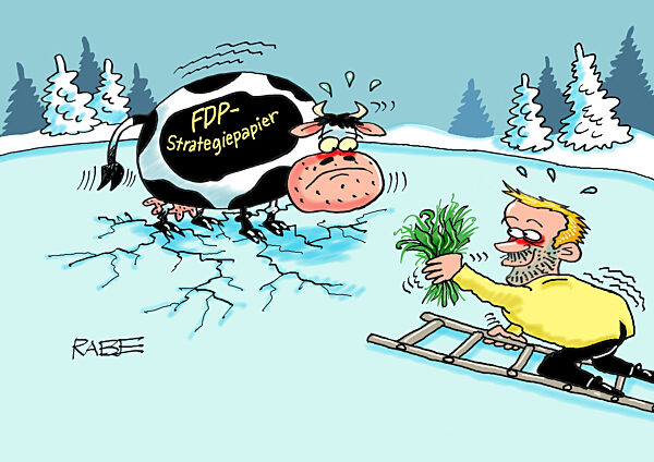 Die Kuh muss vom Eis