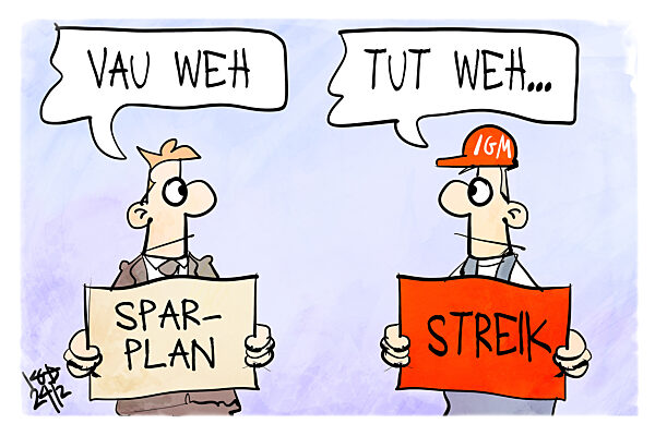 Schmerzhafte Einschnitte bei VW