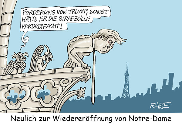 Wasserspeier Trump