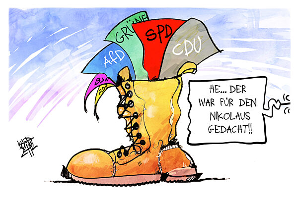 Wahlkampf in der Vorweihnachtszeit