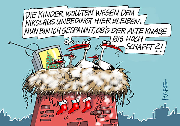 Nikolaus hoch hinaus