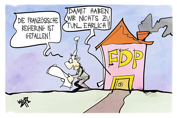 Die franzoesische Regierung ist gefallen