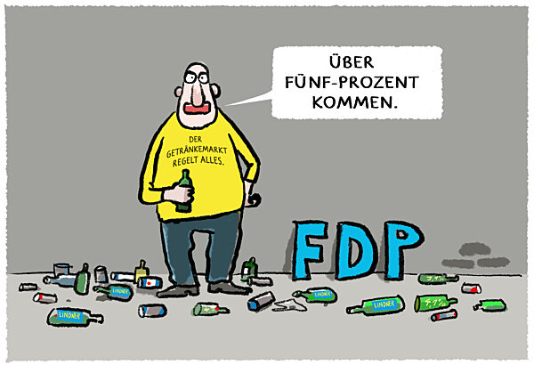 Die FDP und 5-%-Huerde
