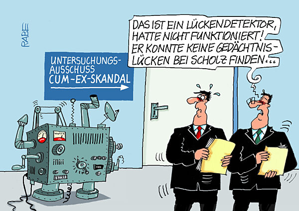 Scholz am Luegendetektor