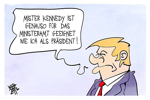 Protest gegen die Ernennung Kennedys zum Gesundheitsminister