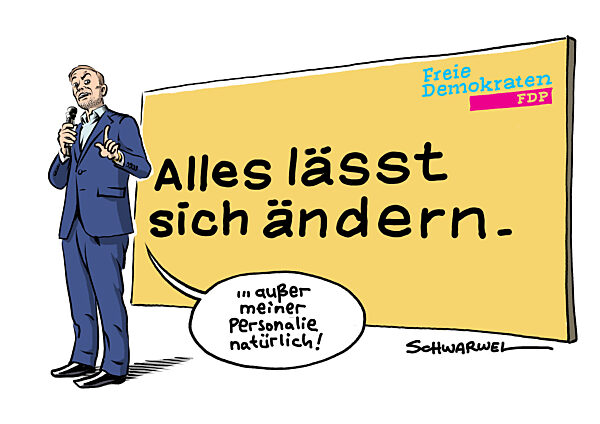 Wahlkampagne der FDP : Wirtschaft Migration und ganz viel Lindner