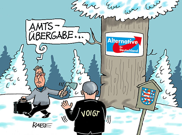 Amtsuebergabe in Thueringen