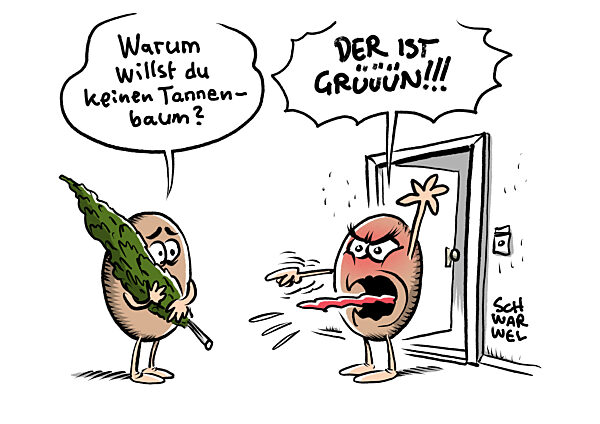Weihnachten und Gruenhass