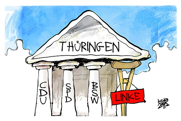 Die Linke traegt die Brombeer-Koalition mit