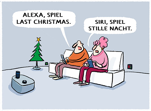 X-Mas mit Alexa und Siri