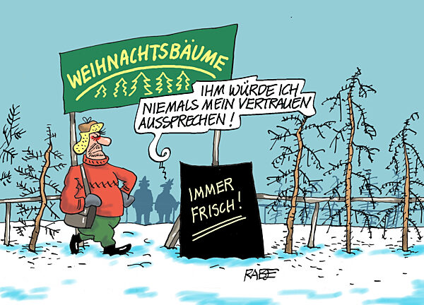 Das Vertrauen nadelt