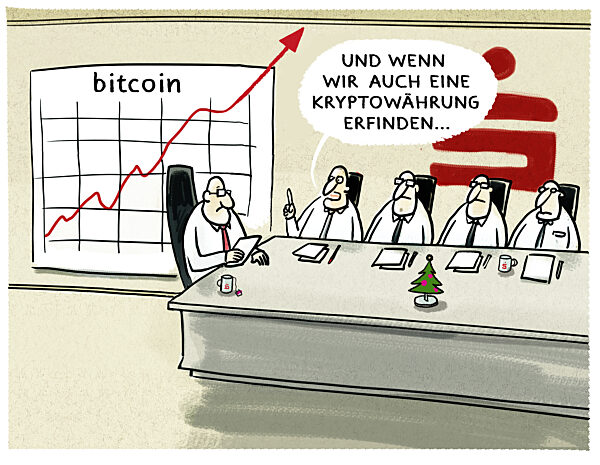 Bitcoin steigt und steigt