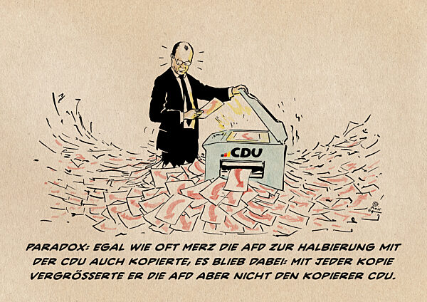 Das Kopierparadoxon der Union