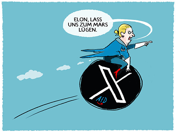 X-Twitter-Talk mit Musk und Weidel