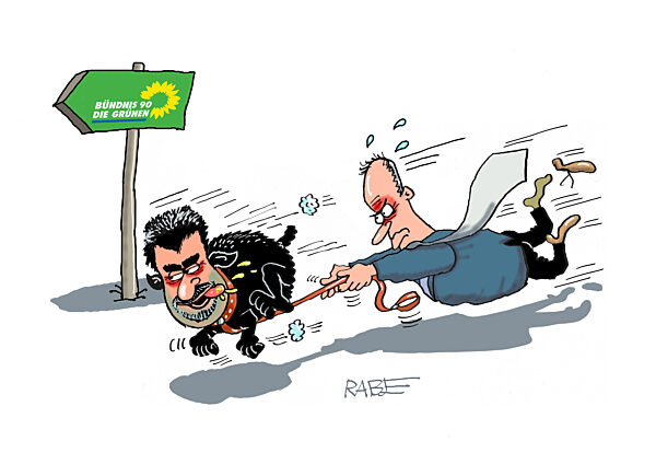 Soeder an der kurzen Leine