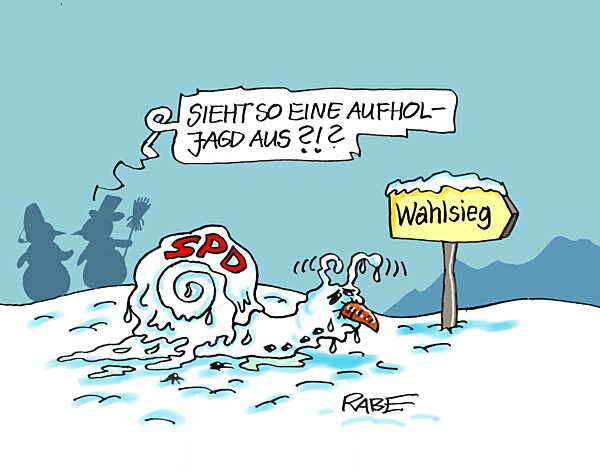 Aufholjagd der Sozialdemokraten