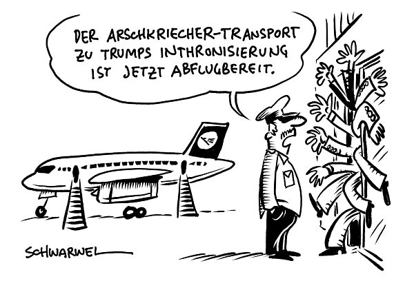 Trumps Amtseinfuehrung : AfD- und Unionspolitiker sind dabei