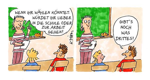 Schule oder Arbeit - Serie Jugend