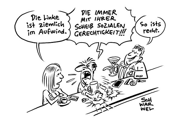 Linke : Ploetzlicher Mitgliederrekord vor der Bundestagswahl