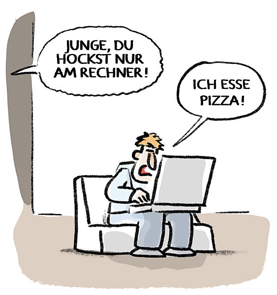 Laptop-Pizza