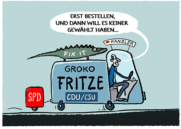 Im Groko-Mobil