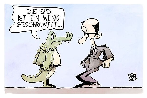 Eine geschrumpfte Groko bringt sich in Stellung