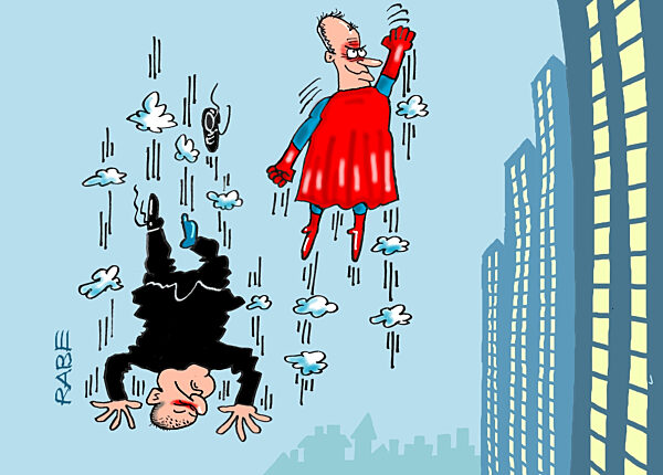 Hoehenflug und Absturz