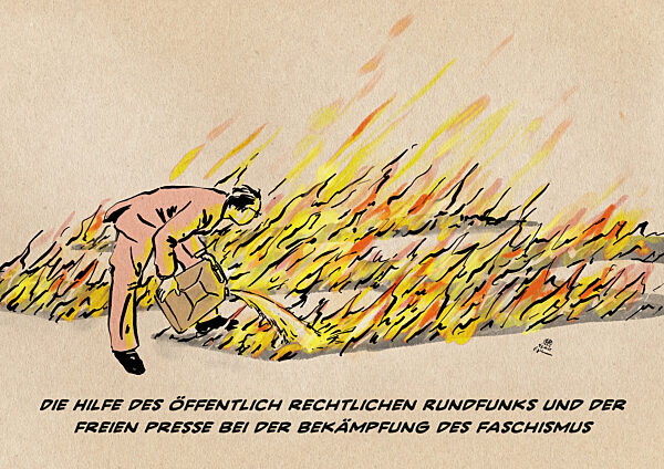 Die Hilfe von Presse und OeRR bei der Bekaempfung des Faschismus