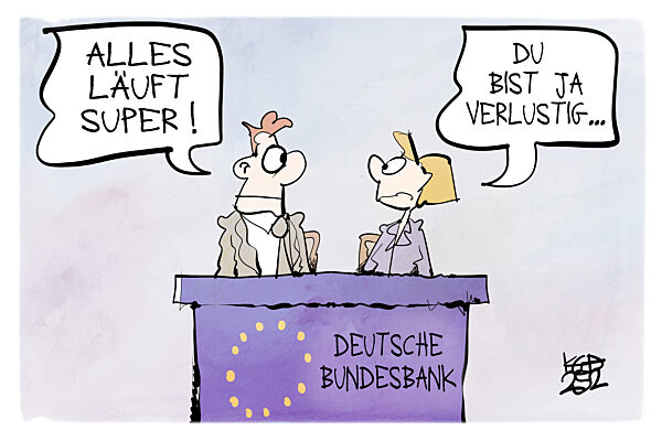 Die Bundesbank macht erstmals seit 1979 Verlust