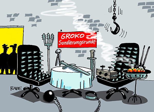 Koalition auf die Folter gespannt