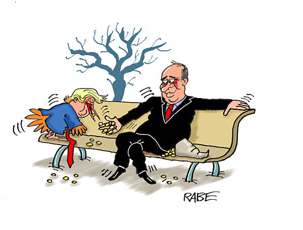 Putin fuettert Trump