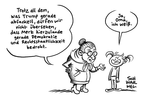 CDU unter Merz gefaehrdet Demokratie und Rechtsstaatlichkeit in Deutschland