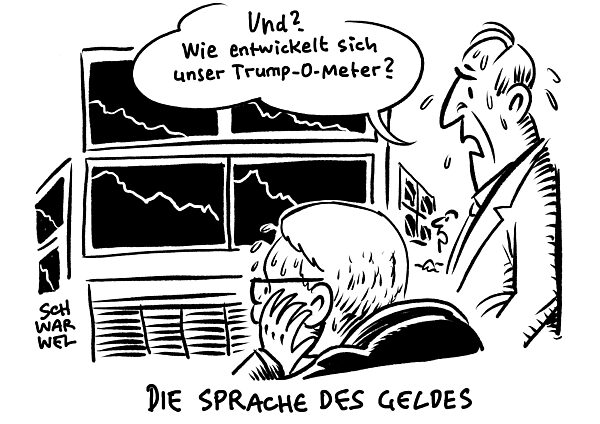Trump-Euphorie an den US-Boersen verflogen