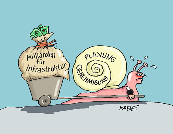 Milliarden im Schneckentempo